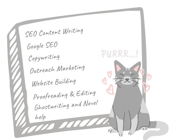Digital marketing services list cover cat