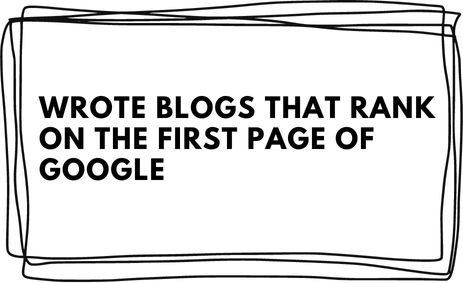 Written blogs that rank on the first page of Google jinxwrites